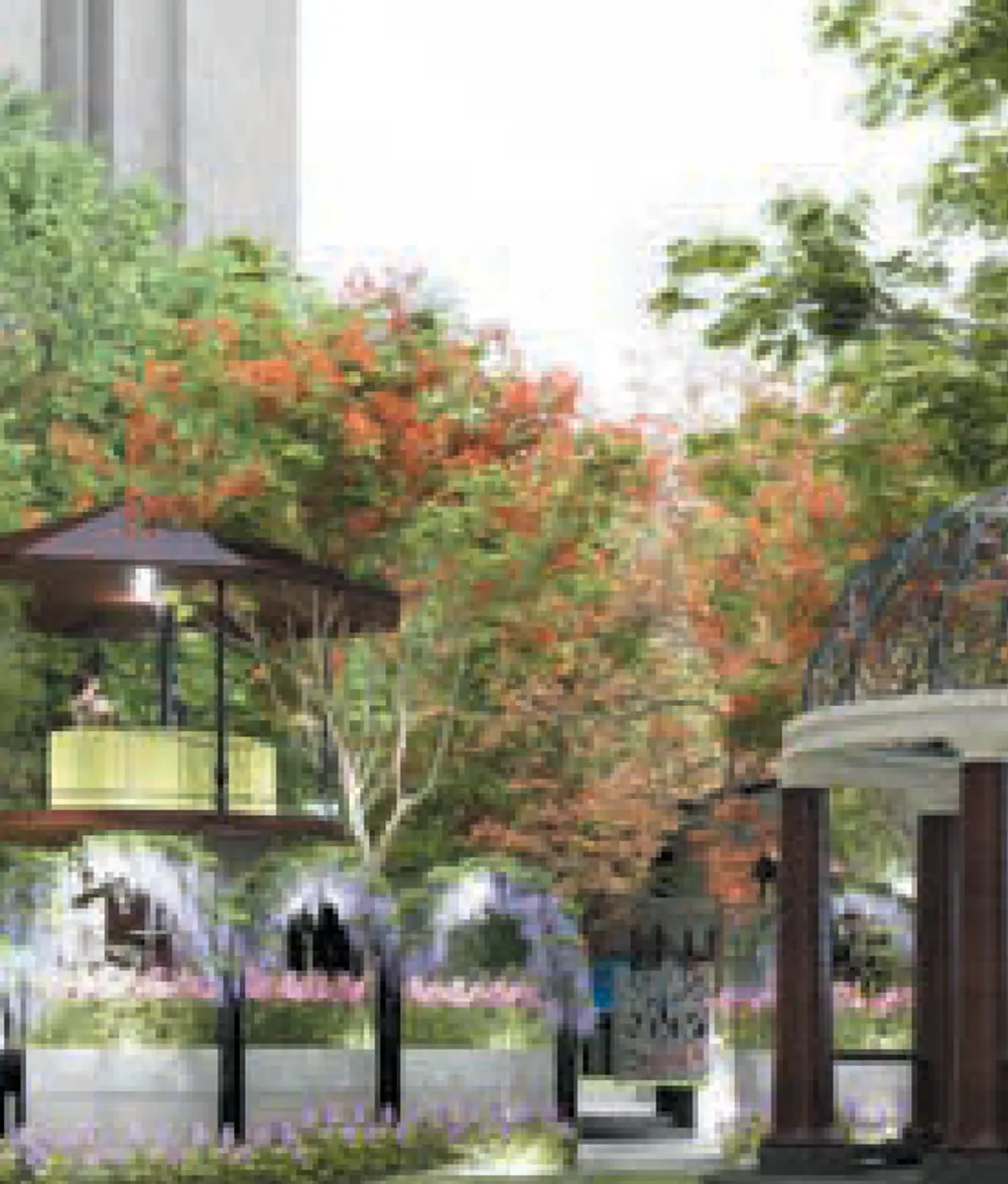 Gazebo garden at Lake Ridge City