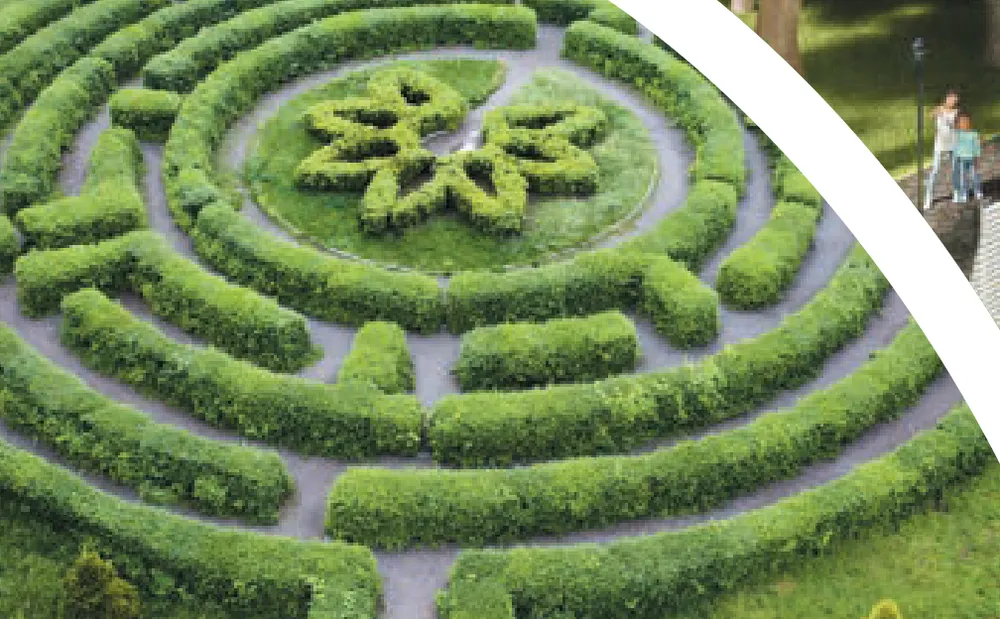 Maze garden at Lake Ridge City
