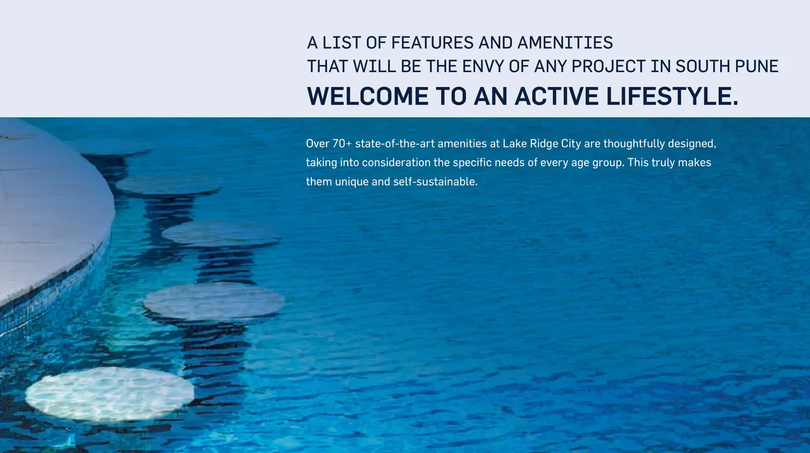Water features – Lake Ridge City